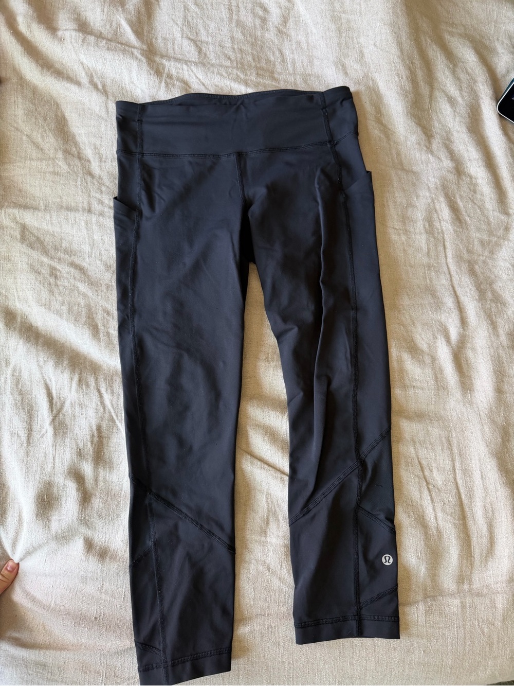 lululemon Black Leggings with Side Pockets